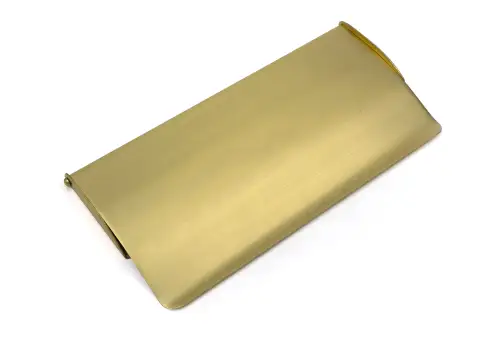 Click Here To Enlarge This Photo Of 52410 From The Anvil Satin Brass Small Letter Plate Cover