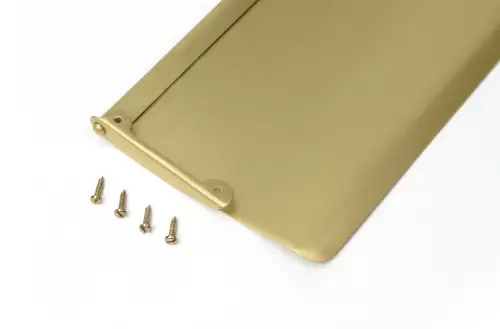 Click Here To Enlarge This Photo Of 52414 From The Anvil Satin Brass Large Letter Plate Cover