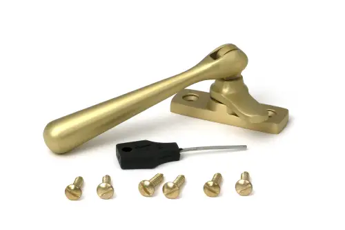 Click Here To Enlarge This Photo Of 52314 From The Anvil Satin Brass Locking Newbury Fastener