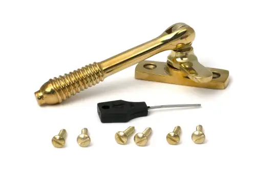 Click Here To Enlarge This Photo Of 52317 From The Anvil Polished Brass Locking Reeded Fastener