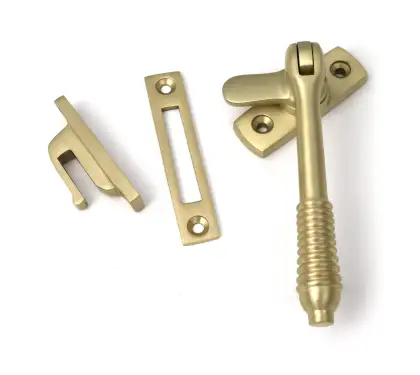 Click Here To Enlarge This Photo Of 52319 From The Anvil Satin Brass Locking Reeded Fastener