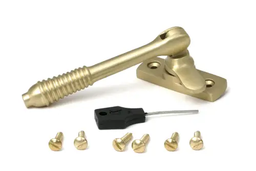 Click Here To Enlarge This Photo Of 52319 From The Anvil Satin Brass Locking Reeded Fastener