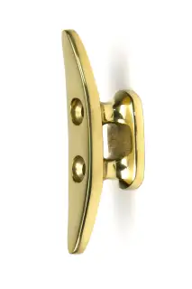 52239 From The Anvil Polished Brass Marine Cleat Hook