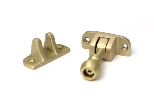 Click Here To Enlarge This Photo Of 52348 From The Anvil Satin Brass Mushroom Brighton Fastener &lpar;Radiused&rpar;