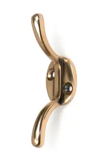 52256 From The Anvil Polished Bronze Newbury Cleat Hook