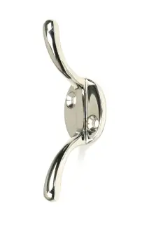 52252 From The Anvil Polished Nickel Newbury Cleat Hook