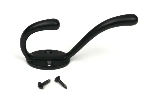 Click Here To Enlarge This Photo Of 52217 From The Anvil Matt Black Newbury Hat & Coat Hook