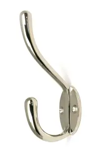 52222 From The Anvil Polished Nickel Newbury Hat & Coat Hook