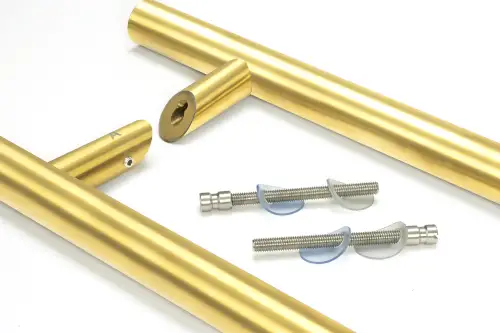Click Here To Enlarge This Photo Of 52619 From The Anvil Aged Brass &lpar;316&rpar; 0&period;6m Offset T Bar Handle B2B 32mm &Oslash;
