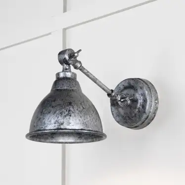 Click Here To Enlarge This Photo Of 49754 From The Anvil Pewter Brindley Wall Light