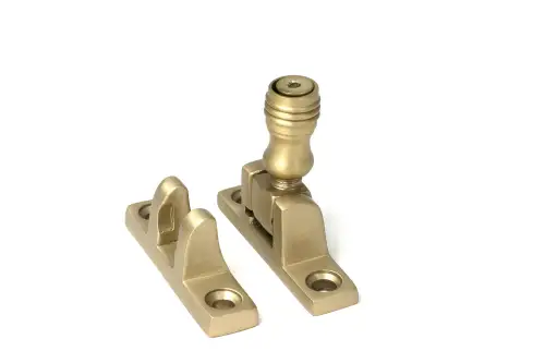 Click Here To Enlarge This Photo Of 52354 From The Anvil Satin Brass Prestbury Brighton Fastener - Narrow &lpar;Square&rpar;