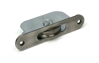 52392 From The Anvil Antique Pewter Radiused Sash Pulley 75kg