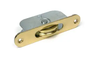 52393 From The Anvil Lacquered Brass Radiused Sash Pulley 75kg