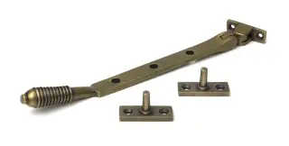 52329 From The Anvil Burnished Brass 8" Reeded Stay