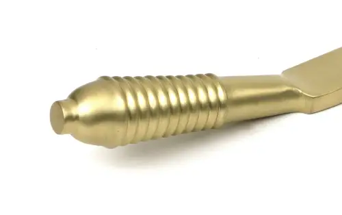 Click Here To Enlarge This Photo Of 52333 From The Anvil Satin Brass 10" Reeded Stay