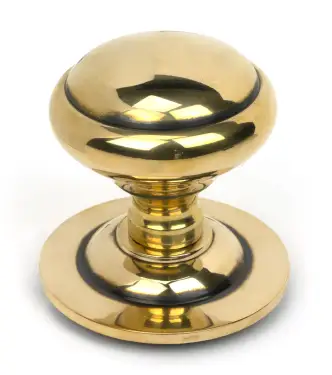 Click Here To Enlarge This Photo Of 52404 From The Anvil Aged Brass Round Centre Door Knob