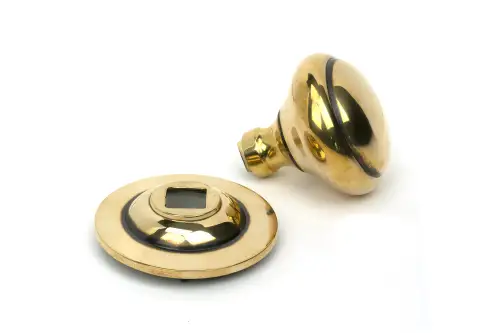 Click Here To Enlarge This Photo Of 52404 From The Anvil Aged Brass Round Centre Door Knob