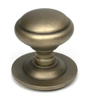 52162 From The Anvil Burnished Brass Round Centre Door Knob