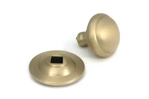 Click Here To Enlarge This Photo Of 52405 From The Anvil Satin Brass Round Centre Door Knob