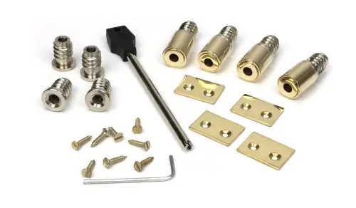 Click Here To Enlarge This Photo Of 83938 From The Anvil Polished Brass Secure Sash Stops &lpar;Pack of 4&rpar;