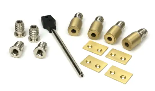 Click Here To Enlarge This Photo Of 52403 From The Anvil Satin Brass Secure Sash Stops &lpar;Pack of 4&rpar;