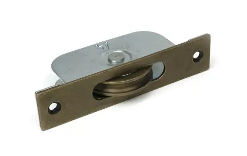 Click Here To Enlarge This Photo Of 52386 From The Anvil Burnished Brass Square Ended Sash Pulley 75kg