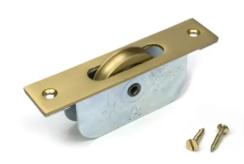 Click Here To Enlarge This Photo Of 52387 From The Anvil Satin Brass Square Ended Sash Pulley 75kg