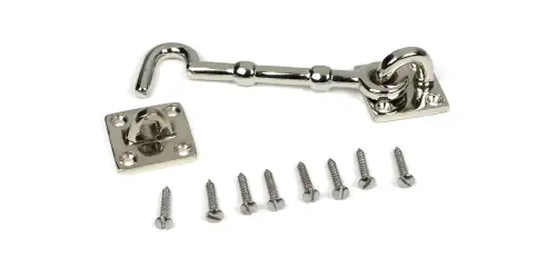 Click Here To Enlarge This Photo Of 46313 From The Anvil Polished Nickel 4" Traditional Cabin Hook