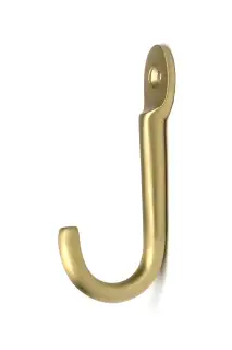 52233 From The Anvil Satin Brass Traditional Coat Hook