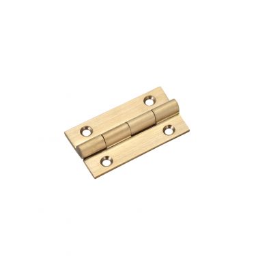 Click Here To Enlarge This Photo Of TDF100SB - Zoo Hardware Solid Drawn Brass Butt Hinges - 38 x 22 x 1&period;3mm Satin Brass