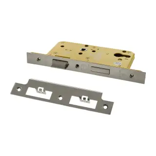 Atlantic - ALKDINES60HDBN DIN Heavy Duty Euro Profile Sashlock 60mm Backset &lpar;72mm c&sol;c&rpar; - Black Nickel