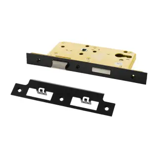 Atlantic - ALKDINES60HDMB DIN Heavy Duty Euro Profile Sashlock 60mm Backset &lpar;72mm c&sol;c&rpar; - Matt Black