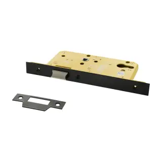 Atlantic - ALKDINL60HDMB DIN Heavy Duty Latch 60mm Backset - Matt Black