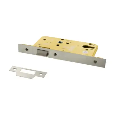 Click Here To Enlarge This Photo Of Atlantic - ALKDINRL60HDSC DIN &lpar;Radius&rpar; Heavy Duty Latch 60mm Backset - Satin Chrome