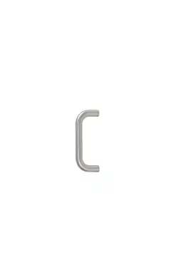 Click Here To Enlarge This Photo Of Eclipse 34535 150mm x 19mm D Shaped Pull Handle &lpar;M8 Brass Insert&rpar; - Satin Stainless Steel