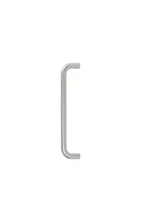 Eclipse 34537 300mm x 19mm D Shaped Pull Handle &lpar;M8 Brass Insert&rpar; - Satin Stainless Steel