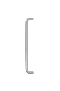Eclipse 34538 425mm x 19mm D Shaped Pull Handle &lpar;M8 Brass Insert&rpar; - Satin Stainless Steel