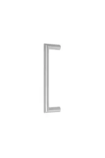 Eclipse 34674 225mm x 19mm Mitred Pull Handle &lpar;M8 Brass Insert&rpar; - Satin Stainless Steel