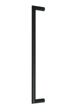 Click Here To Enlarge This Photo Of Eclipse 34679 425mm x 19mm Mitred Pull Handle &lpar;M8 Brass Insert&rpar; - Matt Black