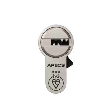 Click Here To Enlarge This Photo Of AP40-40BSN APECS 80mm &lpar;40&sol;40&rpar; Euro Profile British Standard 3&ast; TS007 Kitemarked Double Cylinder - Satin Nickel