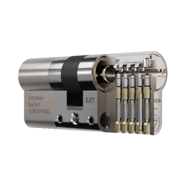 Click Here To Enlarge This Photo Of AP40-40BSN APECS 80mm &lpar;40&sol;40&rpar; Euro Profile British Standard 3&ast; TS007 Kitemarked Double Cylinder - Satin Nickel