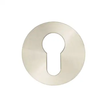 Click Here To Enlarge This Photo Of JSS02 Frelan Hardware Satin Stainless Steel &lpar;G304&rpar; Euro Profile Escutcheon 52x5mm