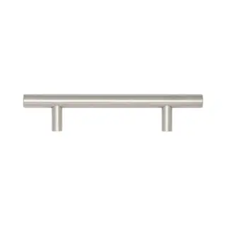 JSS110B Frelan Hardware Satin Stainless Steel T Bar Cabinet Handle 188mm x 12mm &lpar;128mm centres&rpar;