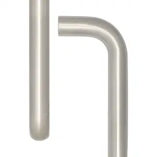 JSS319E Frelan Hardware Satin Stainless Steel &lpar;G201&rpar; 600mm x 19mm D Shape Pull Handle &lpar;Bolt Through&rpar;
