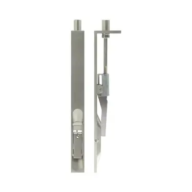 Click Here To Enlarge This Photo Of JSS51 Frelan Hardware Satin Stainless Steel Lever Action Flush Bolt &lpar;Square Forend&rpar; 200mm x 20mm