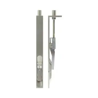 JSS51 Frelan Hardware Satin Stainless Steel Lever Action Flush Bolt &lpar;Square Forend&rpar; 200mm x 20mm