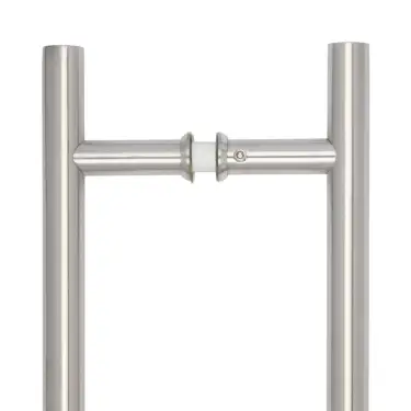 Click Here To Enlarge This Photo Of JSS220A Frelan Hardware Satin Stainless Steel &lpar;G304&rpar; 19mm Guardsman Pull Handles 325mm x 19mm x 225mm &lpar;Back to Back&rpar;