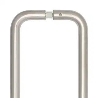 JSS123A Frelan Hardware Satin Stainless Steel &lpar;G304&rpar; 225mm x 22mm D Shape Pull Handles &lpar;Back to Back&rpar;