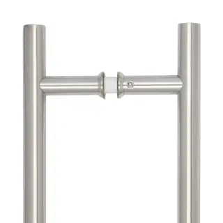JSS223B Frelan Hardware Satin Stainless Steel &lpar;G304&rpar; 25mm Guardsman Pull Handles 600mm x 25mm x 450mm &lpar;Back to Back&rpar;