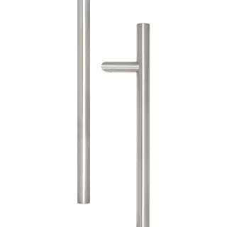 JSS519B Frelan Hardware Satin Stainless Steel &lpar;G304&rpar; Cranked Pull Handle 1200mm x 32mm x 1000mm &lpar;Bolt Through&rpar;